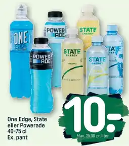 REMA 1000 One Edge / State / Powerade tilbud