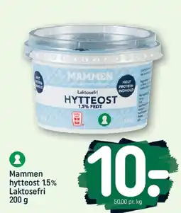 REMA 1000 Mammen hytteost 1.5% laktosefri tilbud
