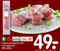 REMA 1000 Friland økologisk filet a la mørbrad tilbud