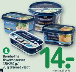 REMA 1000 Bornholms fiskekonserves tilbud