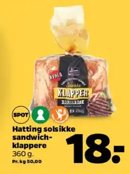 Netto Solsikke sandwich-klapper tilbud