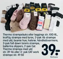 REMA 1000 Thermo strømpebuks / leggings og strømper tilbud