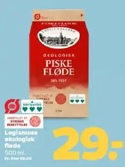 Netto Løgismose økologisk piske fløde tilbud