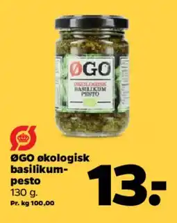 Netto Økologisk basilikum-pesto tilbud