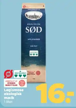Netto Løgismose økologisk mælk (Sød) tilbud