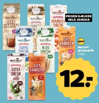 Netto Naturli' plantedrik tilbud