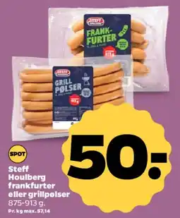 Netto Steff Houlberg frankfurter / grillpølser tilbud