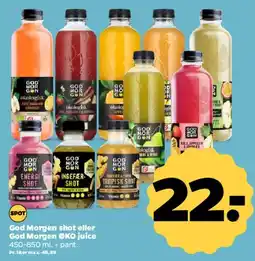 Netto God Morgen shot / juice tilbud