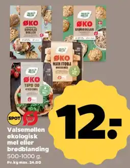 Netto Valsemøllen økologisk mel / brødblanding tilbud