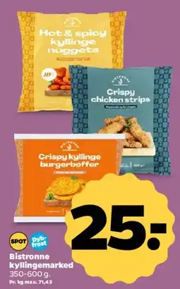 Netto Kyllingeprodukter (nuggets / chicken strips) tilbud