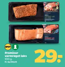Netto Premier varmrøget laks tilbud
