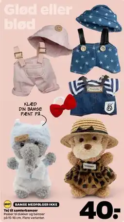 Netto Tøj til samlebamse tilbud