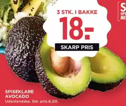 MENY Spiseklare avocado tilbud