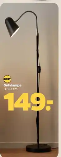 Netto Gulvlampe (justerbar) tilbud
