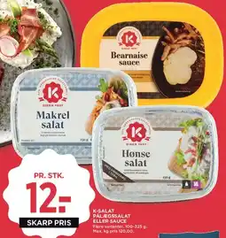 MENY K-salat pålægssalat eller sauce tilbud