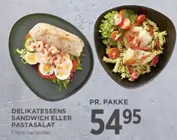 MENY DELIKATESSENS SANDWICH ELLER PASTASALAT tilbud