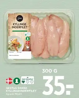 MENY Gestus dansk kyllingeinderfilet tilbud