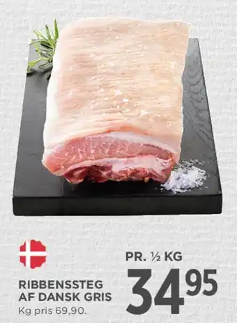 MENY Ribbenssteg af dansk gris tilbud