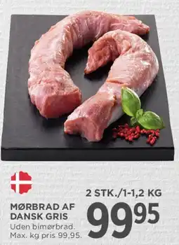 MENY Mørbrad af dansk gris tilbud