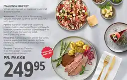 MENY Italiensk buffet tilbud