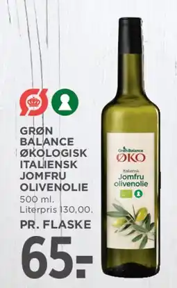 MENY Grøn Balance Økologisk Italiensk Jomfru Olivenolie tilbud