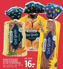 MENY Schulstad Det Gode (rugbrød eller hvedebrød) tilbud