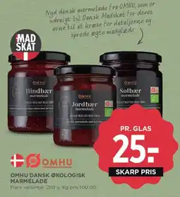 MENY Omhu dansk økologisk marmelade tilbud