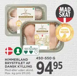 MENY Himmerland Brystfilet af dansk kylling tilbud