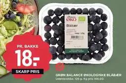 MENY Økologiske blåbær og Pink Lady æbler tilbud