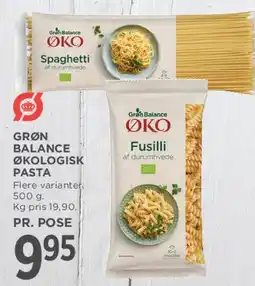 MENY Grøn Balance Økologisk Pasta tilbud