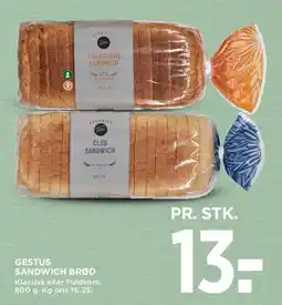 MENY Gestus Sandwich Brød tilbud