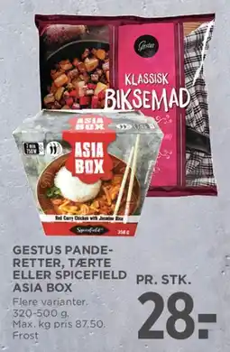 MENY Gestus klassisk biksemad / Dr. Oetker Pizza Tradizionale tilbud