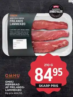 MENY Omhu mørbrad af frilands-lammekød tilbud