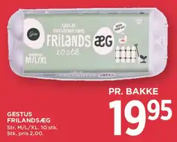 MENY Gestus Frilandsæg tilbud