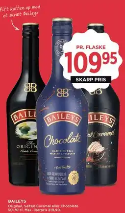 MENY Baileys (Original, Salted Caramel eller Chocolate) tilbud