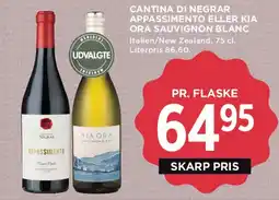 MENY Cantina di Negrar Appassimento eller Kia Ora Sauvignon Blanc tilbud
