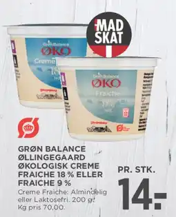 MENY Grøn Balance / Øllingegaard Økologisk Creme Fraiche tilbud