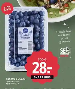 MENY Blåbær tilbud