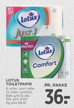MENY Lotus toiletpapir tilbud