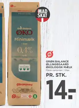 MENY Grøn Balance Øko mælk tilbud