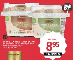 MENY Grøn Balance Økologisk Yoghurt med top tilbud