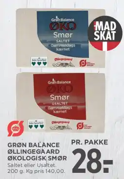 MENY Grøn Balance Øko Smør tilbud
