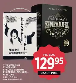 MENY The Original Zinfandel Special Edition / KungFu Girl Riesling tilbud