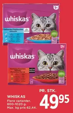MENY Whiskas kattemad tilbud
