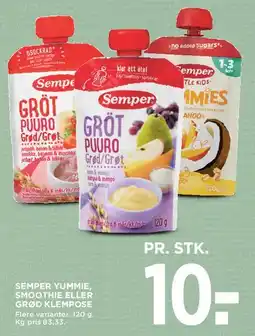 MENY Semper Yummie / Smoothie / Gröt tilbud