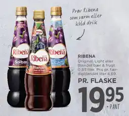 MENY Ribena (flasker) tilbud