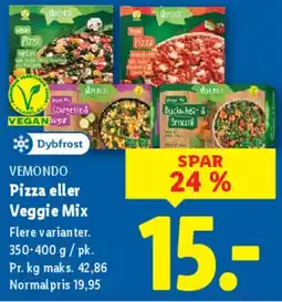 Lidl Vemondo Pizza eller Veggie Mix tilbud