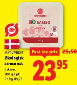 Lidl Økologisk Samsø (i skiver) tilbud