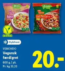 Lidl Vemondo Vegansk færdigret tilbud