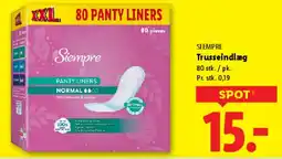 Lidl Trusseindlæg (Panty liners) tilbud